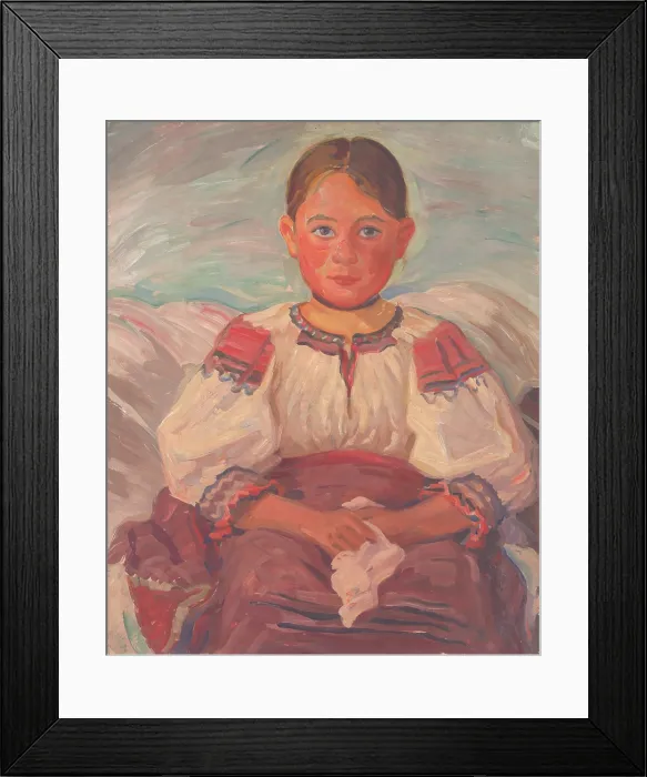 Framed Print : Little girl from Helpa, 1930-1940. Creator: Stefan Polkorab Framed Print : Little girl from Helpa, 1930-1940. Creator: Stefan Polkorab
