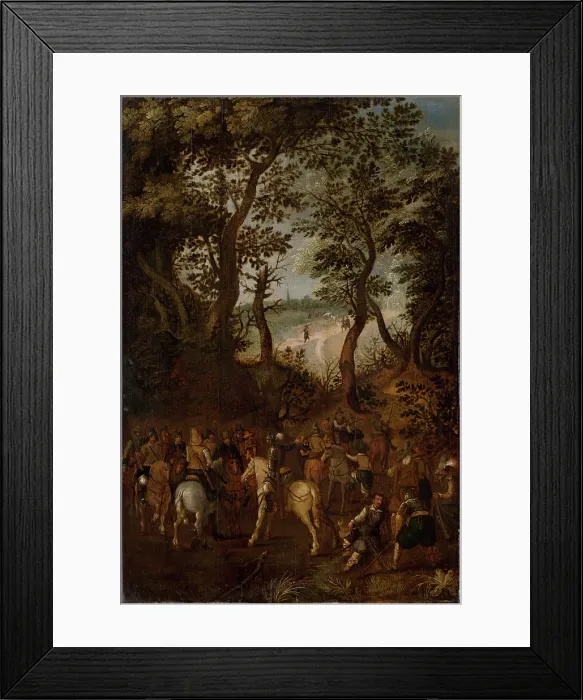 Framed Print : Before the attack, 1630-1640. Creator: Sebastian Vrancx Framed Print : Before the attack, 1630-1640. Creator: Sebastian Vrancx