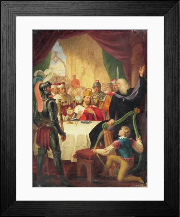 Framed Print : Historical Scene II, 1824. Creator: Sigmund Ferdinand von Perger Framed Print : Historical Scene II, 1824. Creator: Sigmund Ferdinand von Perger