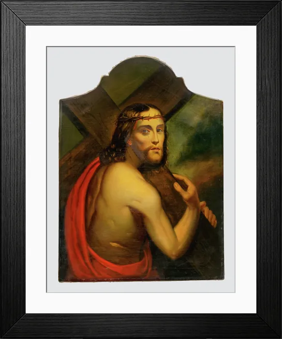 Framed Print : Man of Sorrows, 1801-1900. Creator: Jozef Miklosik Framed Print : Man of Sorrows, 1801-1900. Creator: Jozef Miklosik