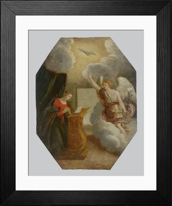 Framed Print : Annunciation to the Blessed Virgin Mary, c1650. Creator: Unknown