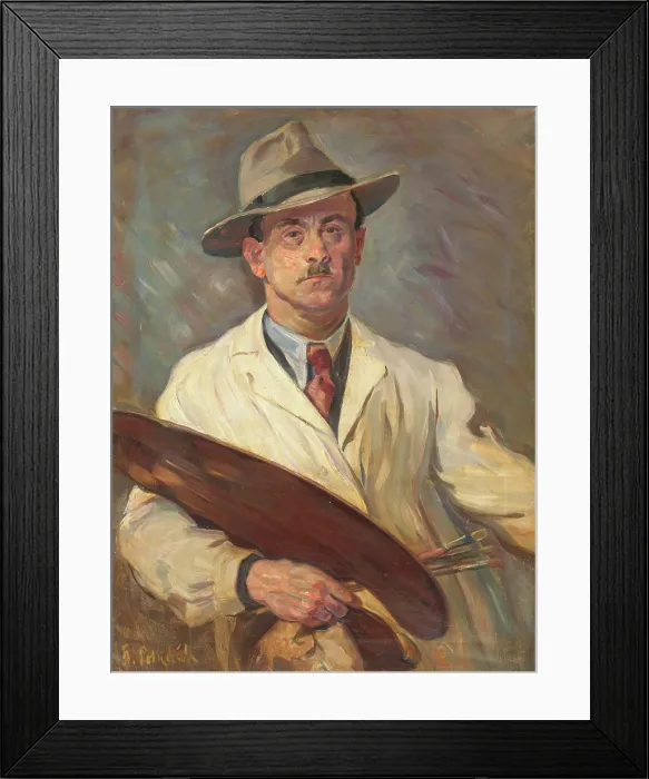 Framed Print : Self-Portrait, 1941. Creator: Stefan Polkorab Framed Print : Self-Portrait, 1941. Creator: Stefan Polkorab