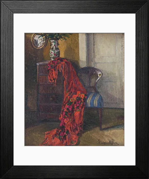 Framed Print : Interior, 1900. Creator: Ritta Boemm Framed Print : Interior, 1900. Creator: Ritta Boemm