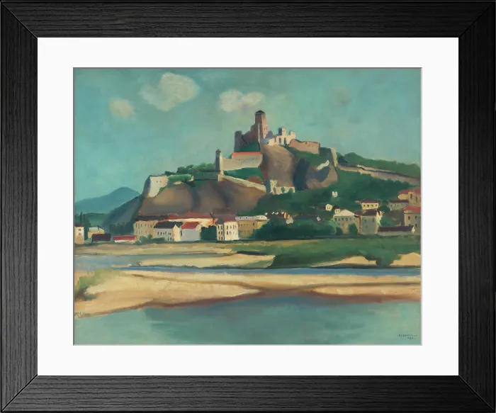 Framed Print : Trencin, 1926. Creator: Rudolf Kremlicka Framed Print : Trencin, 1926. Creator: Rudolf Kremlicka