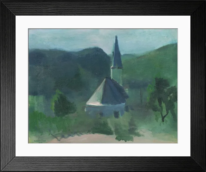 Framed Print : Church near Jasov, 1919. Creator: Rudolf Kremlicka Framed Print : Church near Jasov, 1919. Creator: Rudolf Kremlicka