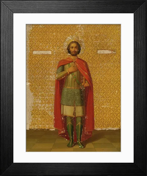 Framed Print : Saint George, 1850-1860. Creator: Unknown Framed Print : Saint George, 1850-1860. Creator: Unknown