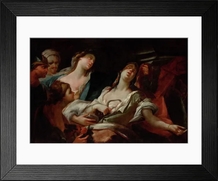 Framed Print : Cleopatra's Death, 1760-1780. Creator: Unknown. Cleopatra's Death, 1760-1780. Creator: Unknown Framed Print : Cleopatra's Death, 1760-1780. Creator: Unknown. Cleopatra's Death, 1760-1780. Creator: Unknown