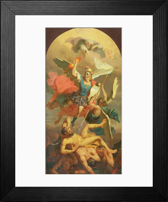 Framed Print : The Last Judgment, 1780-1800. Creator: Unknown Framed Print : The Last Judgment, 1780-1800. Creator: Unknown
