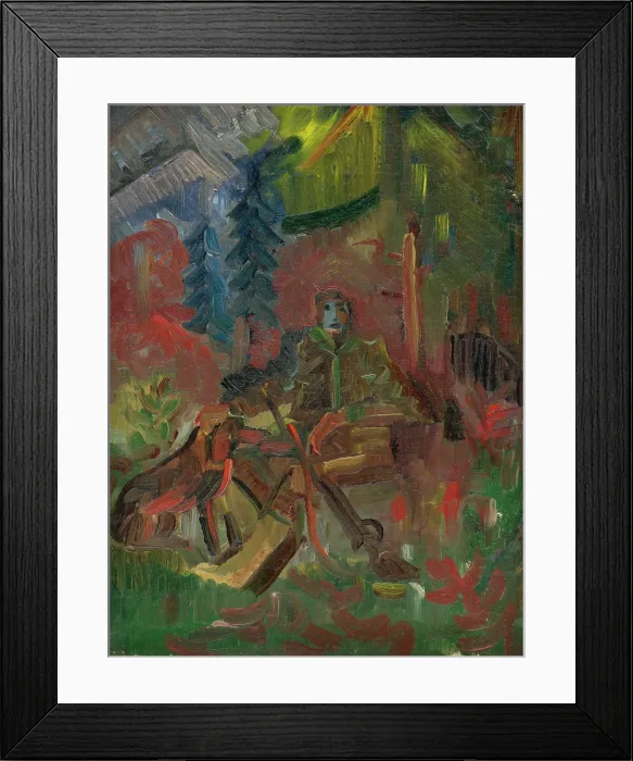 Framed Print : Resting Huntsman, 1935-1940. Creator: Arnold Peter Weisz-Kubincan Framed Print : Resting Huntsman, 1935-1940. Creator: Arnold Peter Weisz-Kubincan