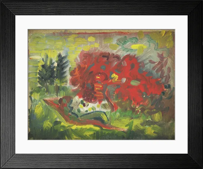 Framed Print : Reclining Nude in a Garden, 1940-1944. Creator: Arnold Peter Weisz-Kubincan Framed Print : Reclining Nude in a Garden, 1940-1944. Creator: Arnold Peter Weisz-Kubincan