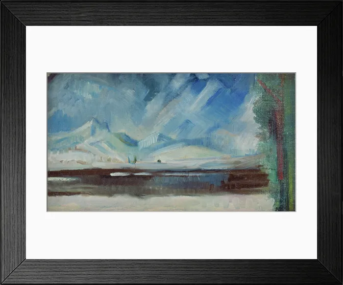 Framed Print : Winter Landscape, 1930-1935. Creator: Arnold Peter Weisz-Kubincan Framed Print : Winter Landscape, 1930-1935. Creator: Arnold Peter Weisz-Kubincan