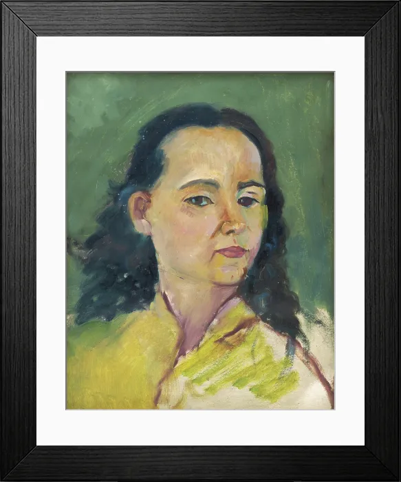 Framed Print : Portait of a Woman, around 1930. Creator: Arnold Peter Weisz-Kubincan Framed Print : Portait of a Woman, around 1930. Creator: Arnold Peter Weisz-Kubincan