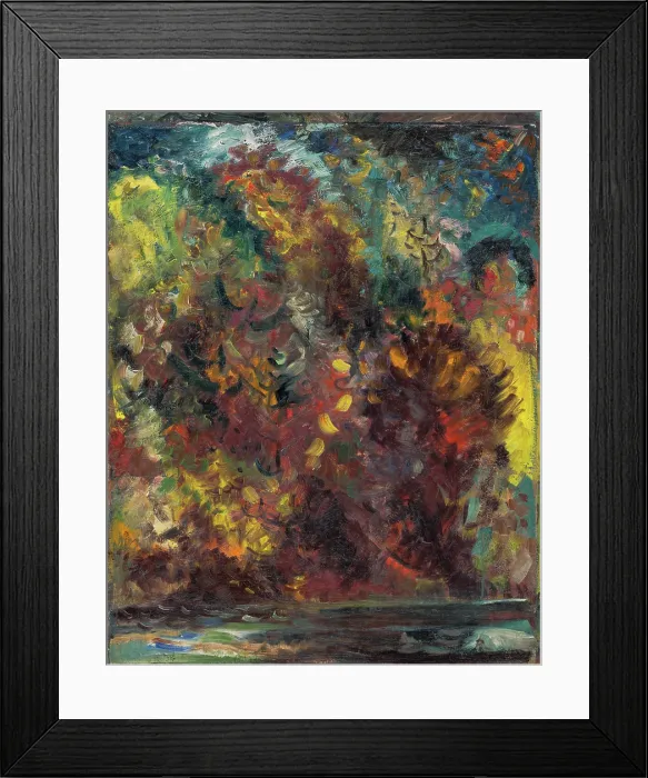 Framed Print : Autumn on a River Bank, 1940-1942. Creator: Arnold Peter Weisz-Kubincan Framed Print : Autumn on a River Bank, 1940-1942. Creator: Arnold Peter Weisz-Kubincan
