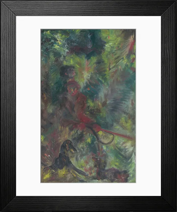 Framed Print : Poachers, 1940-1944. Creator: Arnold Peter Weisz-Kubincan Framed Print : Poachers, 1940-1944. Creator: Arnold Peter Weisz-Kubincan