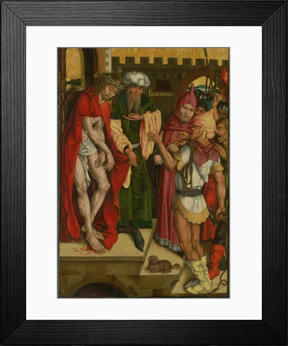 Framed Print : Ecce homo, last quarter 15th century. Creator: Unknown Framed Print : Ecce homo, last quarter 15th century. Creator: Unknown