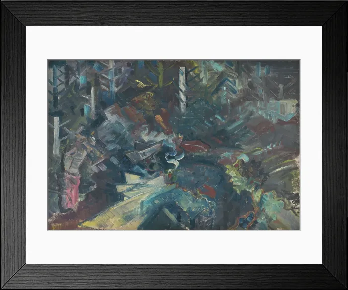 Framed Print : Group of Men in the Woods, 1940-1944. Creator: Arnold Peter Weisz-Kubincan Framed Print : Group of Men in the Woods, 1940-1944. Creator: Arnold Peter Weisz-Kubincan