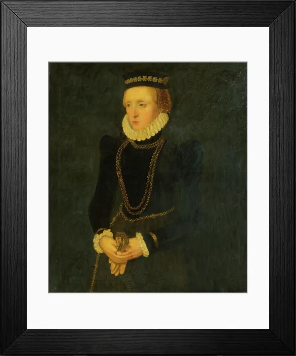 Framed Print : Anna Boleyn, 17th century. Creator: Unknown Framed Print : Anna Boleyn, 17th century. Creator: Unknown