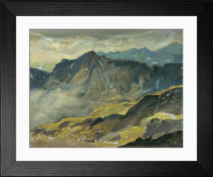 Framed Print : View from Rysy, 1920-1940. Creator: Otakar Stafl Framed Print : View from Rysy, 1920-1940. Creator: Otakar Stafl