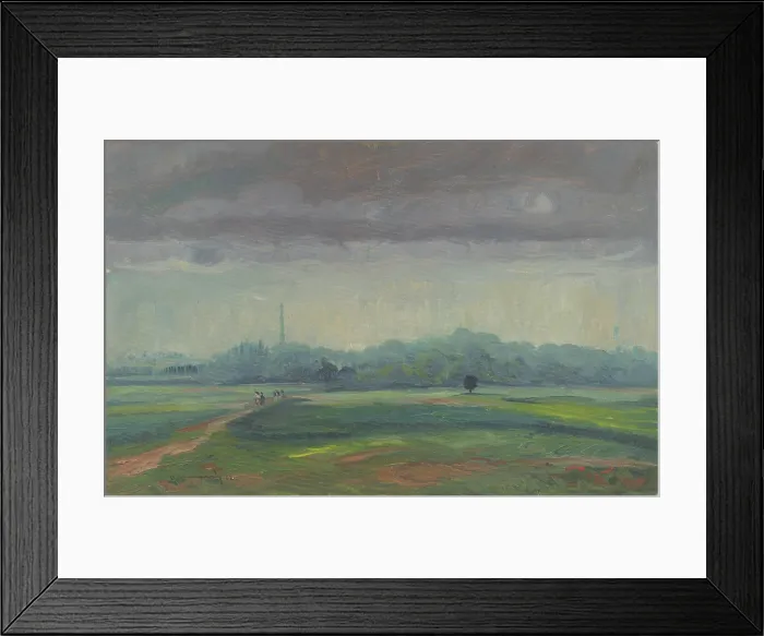 Framed Print : Landscape, 1952. Creator: Peter Konecny Framed Print : Landscape, 1952. Creator: Peter Konecny