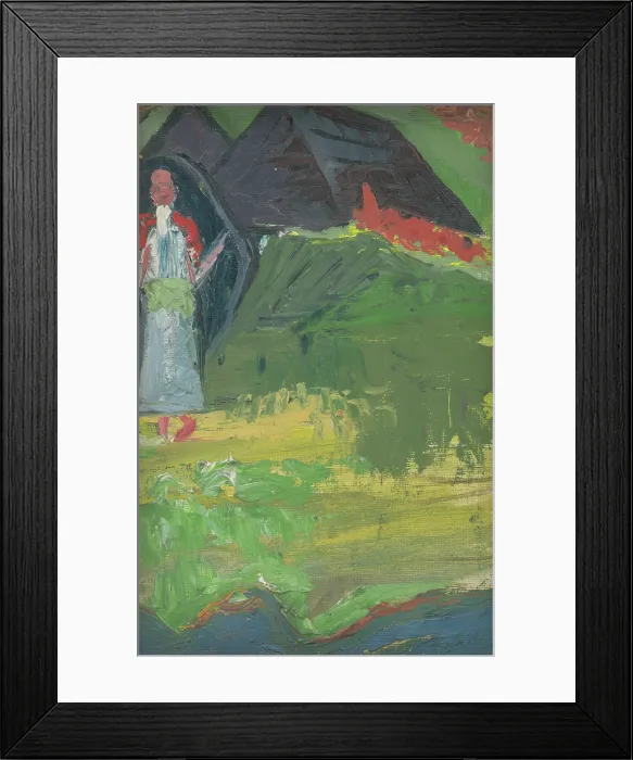 Framed Print : A Girl in front of a Shepherd's Hut, 1930-1935. Creator: Arnold Peter Weisz-Kubincan. A Girl in front of a Shepherd's Hut, 1930-1935. Creator: Arnold Peter Weisz-Kubincan Framed Print : A Girl in front of a Shepherd's Hut, 1930-1935. Creator: Arnold Peter Weisz-Kubincan. A Girl in front of a Shepherd's Hut, 1930-1935. Creator: Arnold Peter Weisz-Kubincan