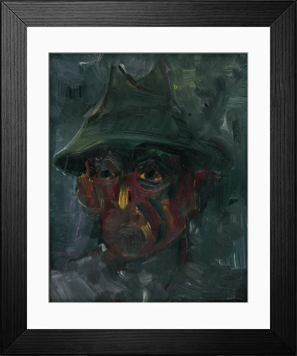 Framed Print : The head of a Man in a Hat, 1940-1944. Creator: Arnold Peter Weisz-Kubincan Framed Print : The head of a Man in a Hat, 1940-1944. Creator: Arnold Peter Weisz-Kubincan