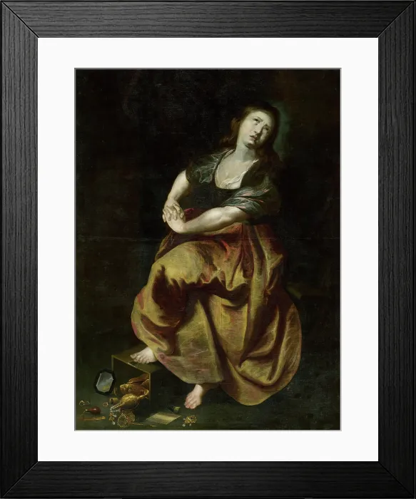 Framed Print : Penitent Mary Magdalene, 1650-1700. Creator: Unknown Framed Print : Penitent Mary Magdalene, 1650-1700. Creator: Unknown