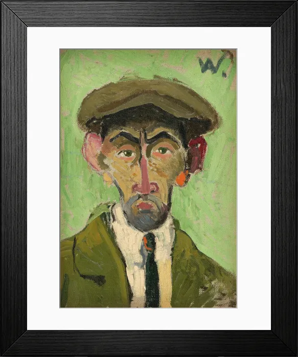 Framed Print : Self-Portrait, around 1927. Creator: Arnold Peter Weisz-Kubincan Framed Print : Self-Portrait, around 1927. Creator: Arnold Peter Weisz-Kubincan