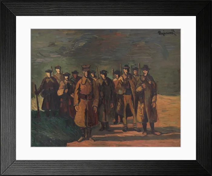 Framed Print : The Guard, 1940. Creator: Cyprian Majernik Framed Print : The Guard, 1940. Creator: Cyprian Majernik