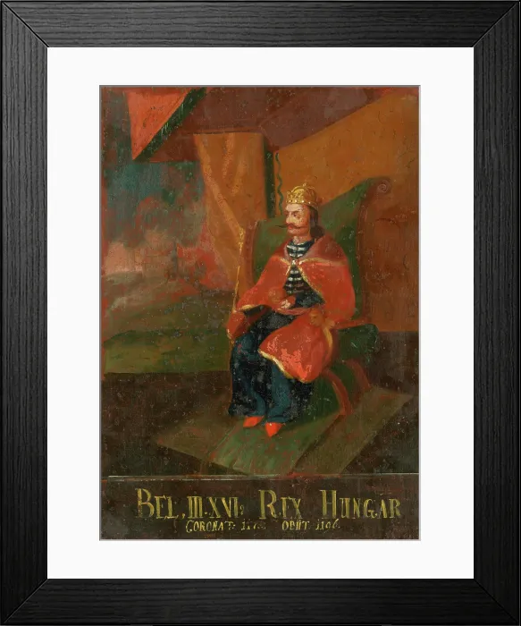 Framed Print : Bela III, 18th century. Creator: Unknown Framed Print : Bela III, 18th century. Creator: Unknown