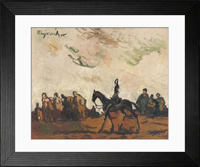 Framed Print : Refugees, 1945. Creator: Cyprian Majernik Framed Print : Refugees, 1945. Creator: Cyprian Majernik
