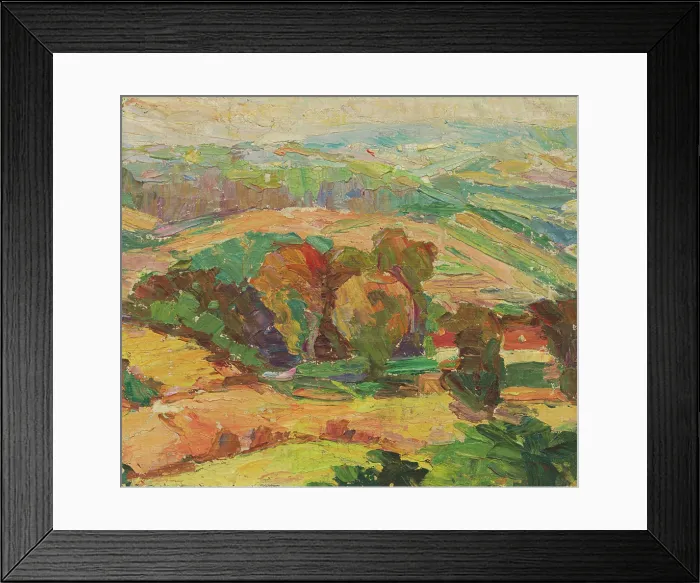Framed Print : Landscape, first half 20th century. Creator: Bohumil Hanak Framed Print : Landscape, first half 20th century. Creator: Bohumil Hanak