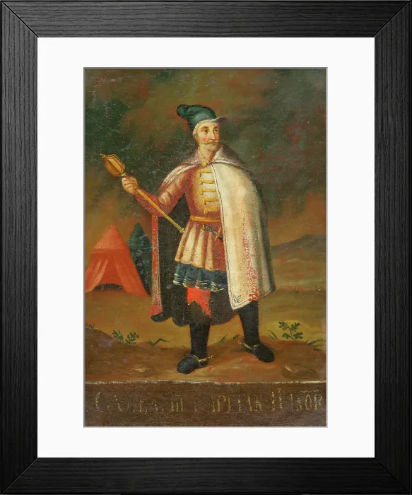 Framed Print : Duke Gyula III, 18th century. Creator: Unknown Framed Print : Duke Gyula III, 18th century. Creator: Unknown