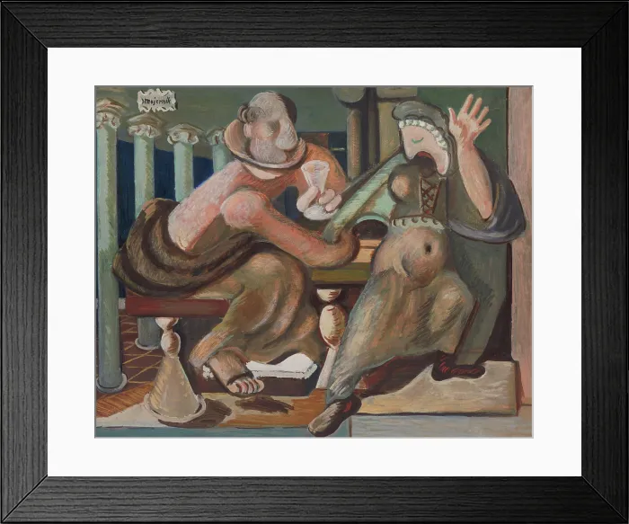 Framed Print : Seduction, 1936. Creator: Cyprian Majernik Framed Print : Seduction, 1936. Creator: Cyprian Majernik
