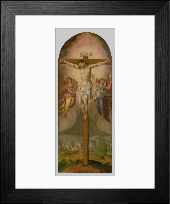 Framed Print : Crucifixion, 1600-1610. Creator: Unknown Framed Print : Crucifixion, 1600-1610. Creator: Unknown