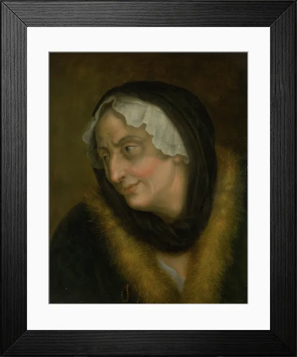 Framed Print : Old Woman's Head, 1720-1730. Creator: Balthasar Denner. Old Woman's Head, 1720-1730. Creator: Balthasar Denner Framed Print : Old Woman's Head, 1720-1730. Creator: Balthasar Denner. Old Woman's Head, 1720-1730. Creator: Balthasar Denner
