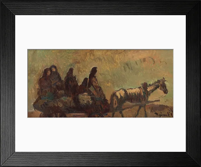 Framed Print : Refugees, 1943. Creator: Cyprian Majernik Framed Print : Refugees, 1943. Creator: Cyprian Majernik