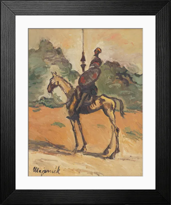 Framed Print : Don Quixote, 1943. Creator: Cyprian Majernik Framed Print : Don Quixote, 1943. Creator: Cyprian Majernik