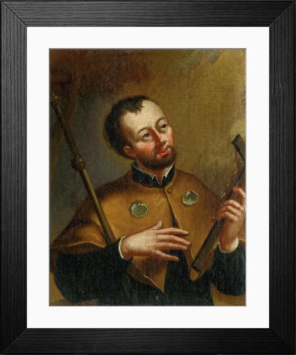 Framed Print : Saint Francis Xavier, 1750-1760. Creator: Unknown Framed Print : Saint Francis Xavier, 1750-1760. Creator: Unknown