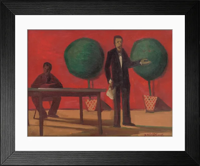 Framed Print : Speaker, 1946. Creator: Bedrich Hoffstadter