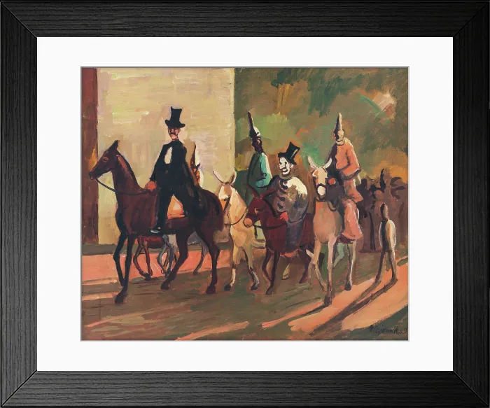 Framed Print : Entering the Ring, 1939. Creator: Cyprian Majernik Framed Print : Entering the Ring, 1939. Creator: Cyprian Majernik