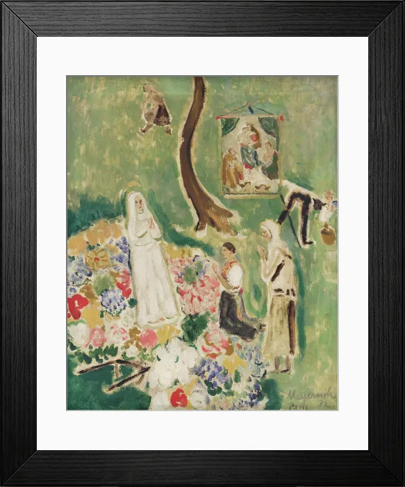 Framed Print : Two Madonnas, 1932. Creator: Cyprian Majernik Framed Print : Two Madonnas, 1932. Creator: Cyprian Majernik