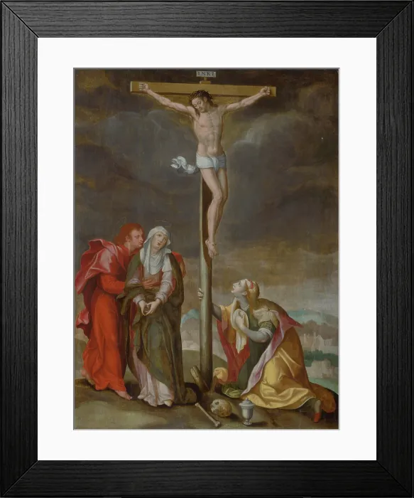 Framed Print : Crucifixion, 1600-1630. Creator: Unknown Framed Print : Crucifixion, 1600-1630. Creator: Unknown