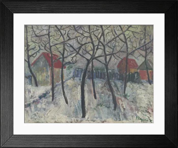 Framed Print : Trees in a Garden, around 1933. Creator: Cyprian Majernik Framed Print : Trees in a Garden, around 1933. Creator: Cyprian Majernik