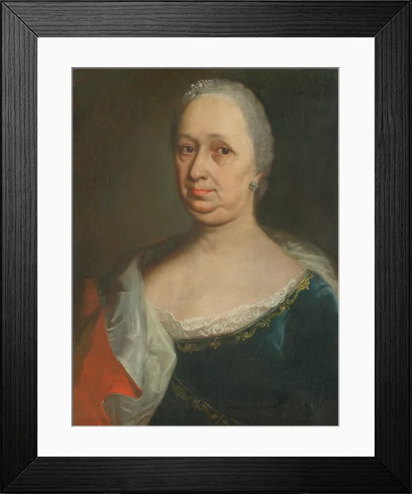 Framed Print : Portrait of a Lady with Silver Earrings, 1780-1800. Creator: Unknown Framed Print : Portrait of a Lady with Silver Earrings, 1780-1800. Creator: Unknown