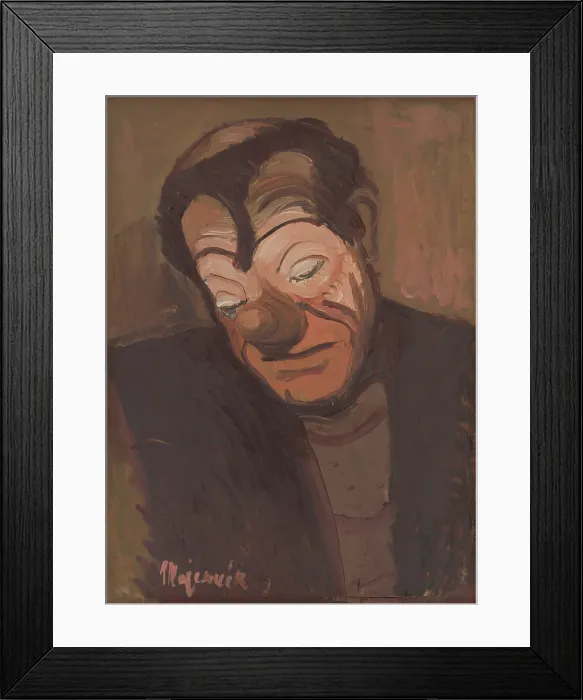 Framed Print : Clown, 1939. Creator: Cyprian Majernik Framed Print : Clown, 1939. Creator: Cyprian Majernik