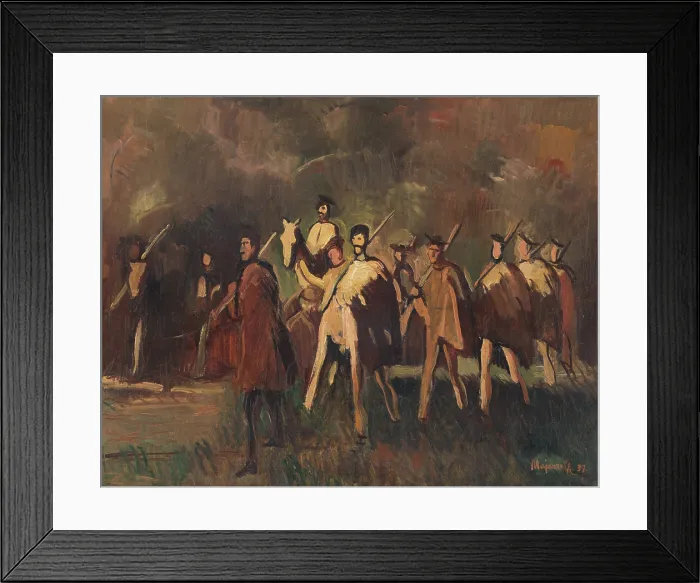 Framed Print : Expedition, 1939. Creator: Cyprian Majernik Framed Print : Expedition, 1939. Creator: Cyprian Majernik