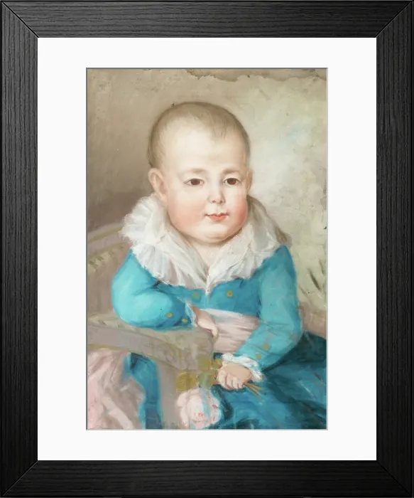 Framed Print : Portrait of a Girl, 1780-1800. Creator: Unknown Framed Print : Portrait of a Girl, 1780-1800. Creator: Unknown