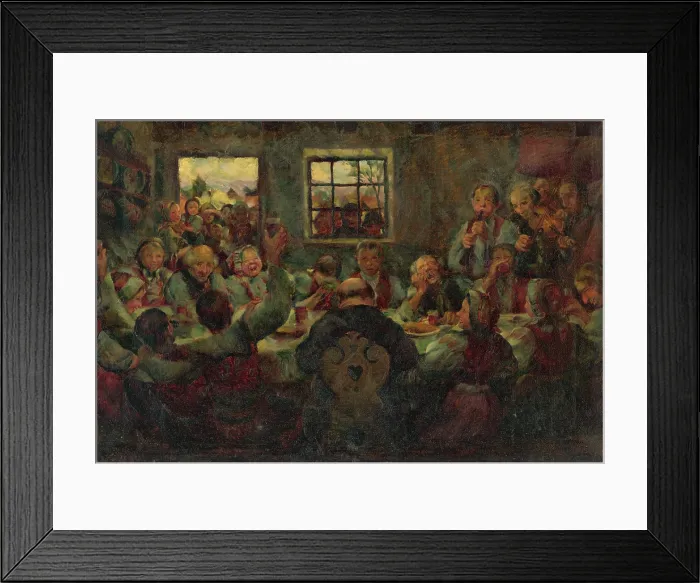 Framed Print : The Wedding in the village I, 1929-1930. Creator: Gustav Mally Framed Print : The Wedding in the village I, 1929-1930. Creator: Gustav Mally
