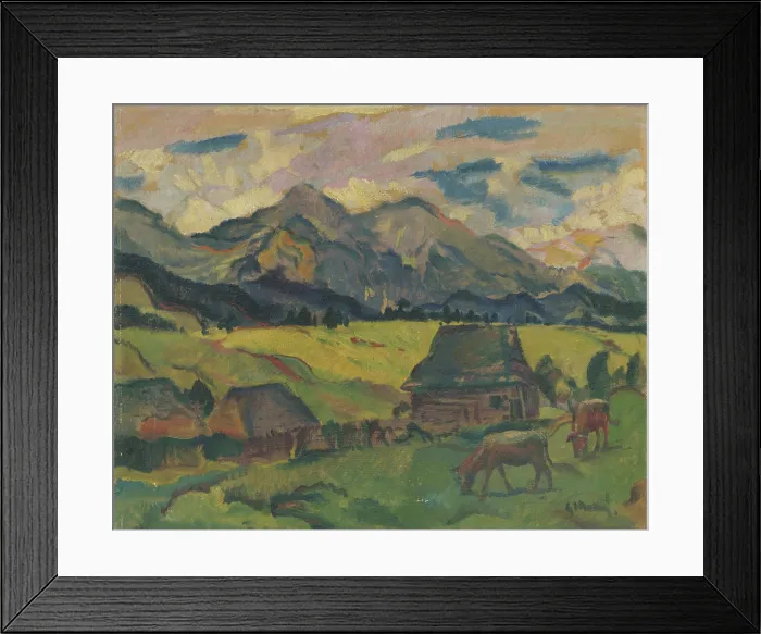 Framed Print : Motif from Zdiar, around 1929. Creator: Gustav Mally Framed Print : Motif from Zdiar, around 1929. Creator: Gustav Mally