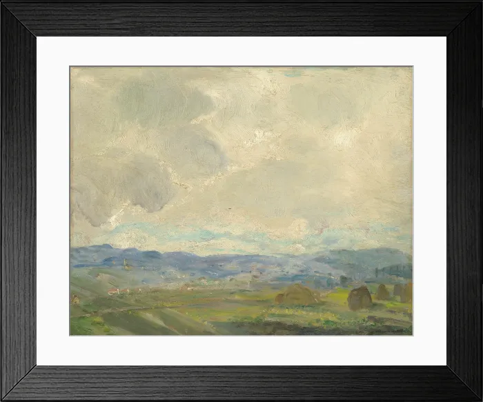 Framed Print : Summer landscape, c1910. Creator: Gusztav Magyar-Mannheimer Framed Print : Summer landscape, c1910. Creator: Gusztav Magyar-Mannheimer